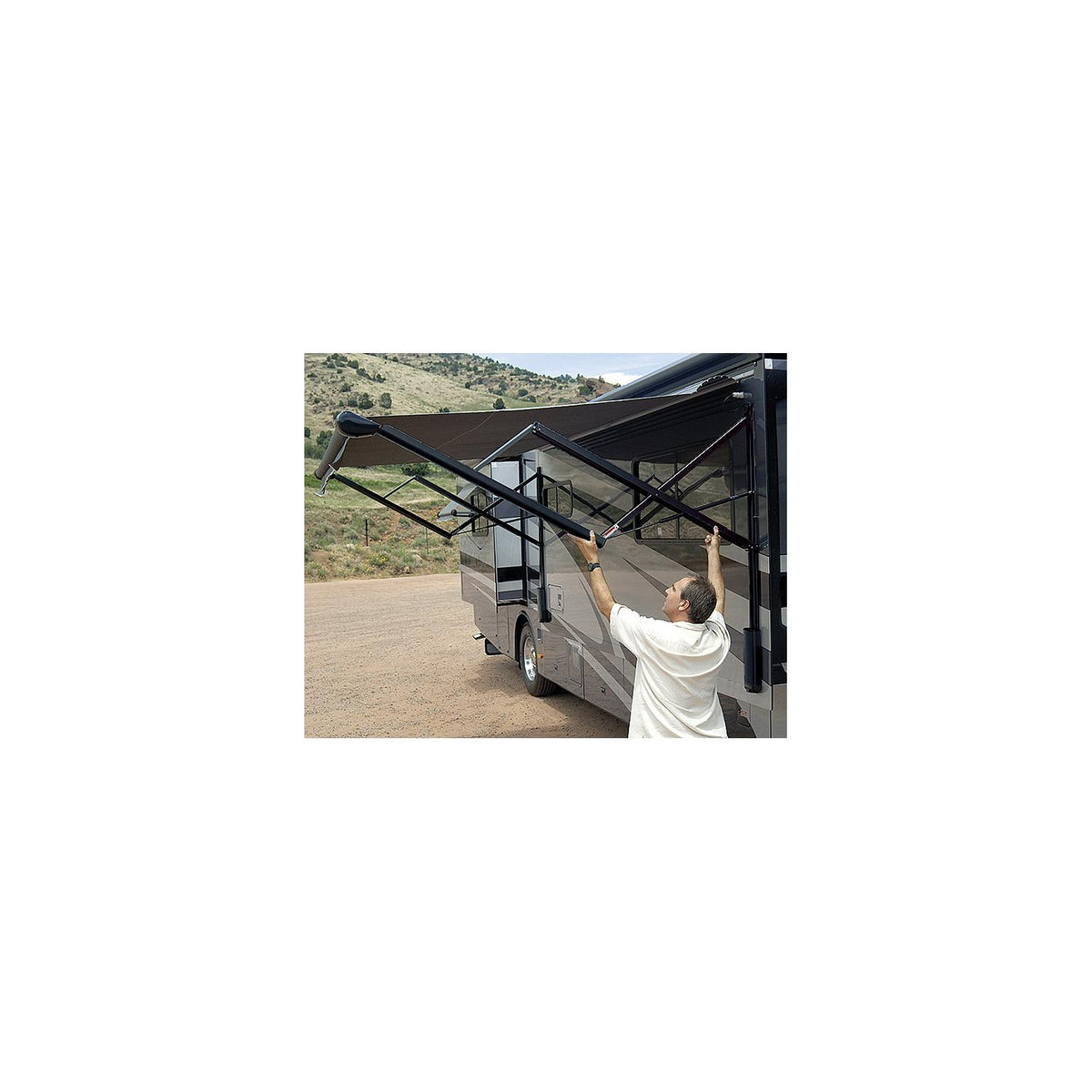 Carefree Eclipse Arm Set, Black -Modern Boat Sales & Service