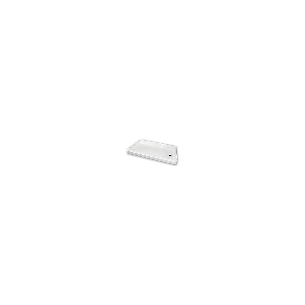 Specialty Recreation SP2436WR Right Drain Shower Base, 24" x 36", White -Modern Boat Sales & Service