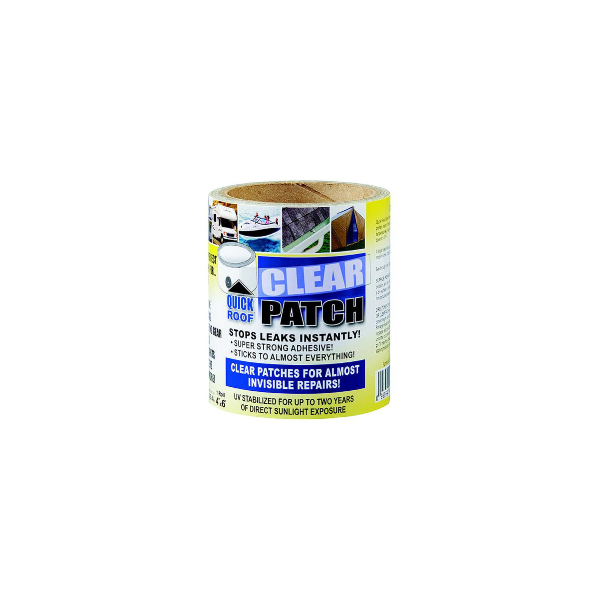 CoFair Products, Inc - Quick Roofâ„¢ QRCP420 Clear Patch, 4" x 20" Default Title -Modern Boat Sales & Service