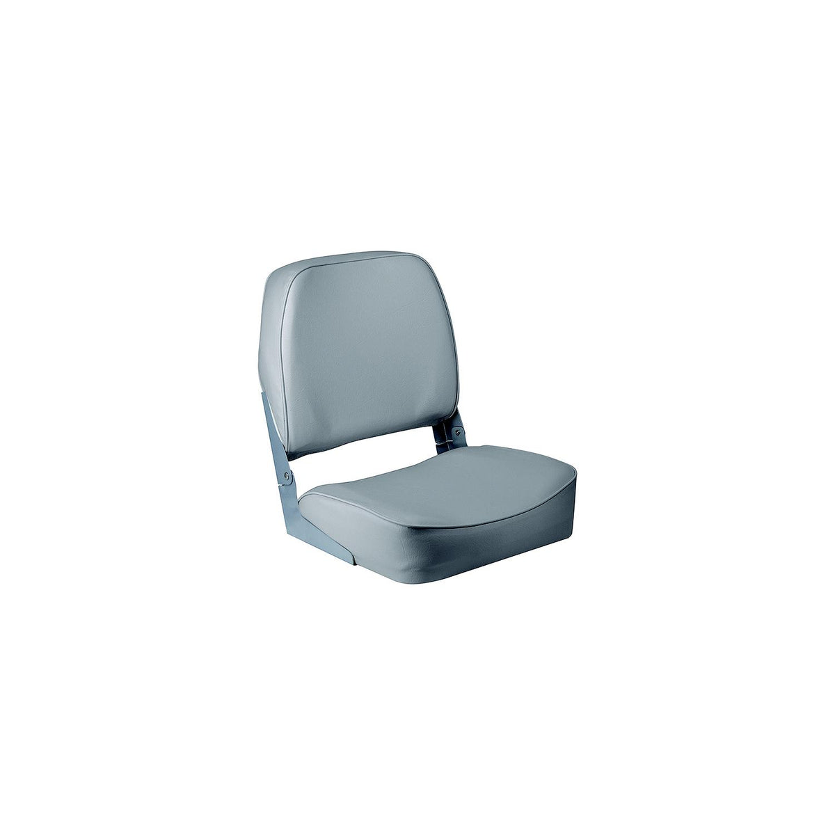 Wise 3313717 Promotional Marine Grade Vinyl 16.25" D Ã— 16" W Ã— 18" H Low Back Boat Seat, Grey -Modern Boat Sales & Service