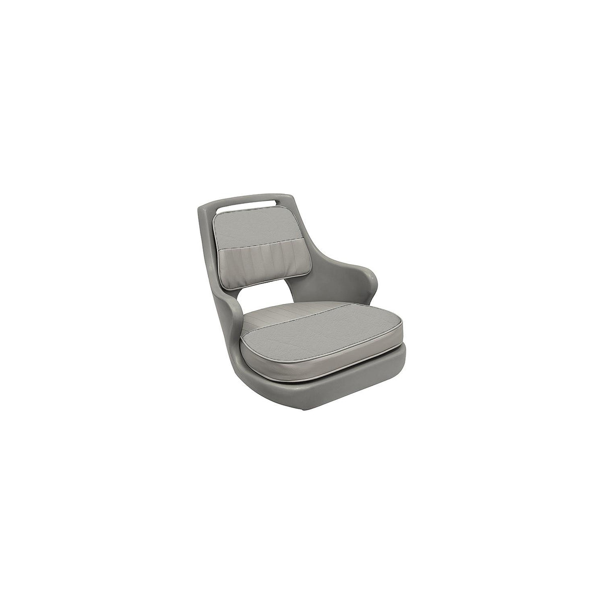 Wise 8WD0153717 Freshwater Bucket Seat W/Cushions, Gray -Gray Shell -Modern Boat Sales & Service