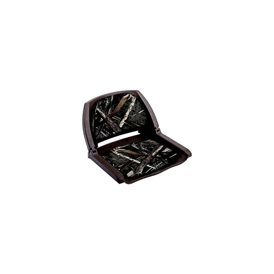 Wise 8WD139CLSB733 Deluxe Molded Plastic Fold-Down Seat w/Cushions, Advantage Max5/Brown Shell -Modern Boat Sales & Service