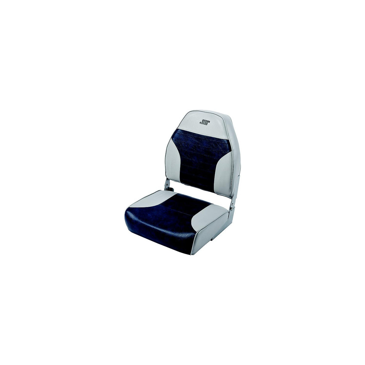 Wise Mid Back Fishing Seat, Grey/Navy -Modern Boat Sales & Service