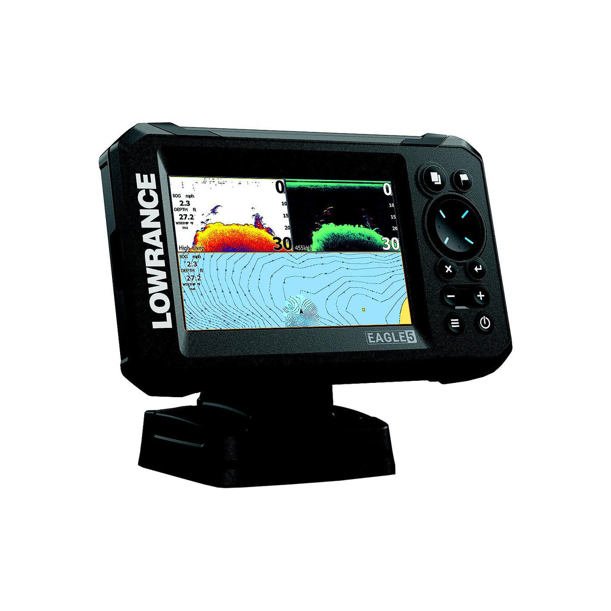 Lowrance 00016226001 Eagle 5 SplitShotâ„¢ w/C-MAPÂ® DISCOVERâ„¢ US/CA -Modern Boat Sales & Service