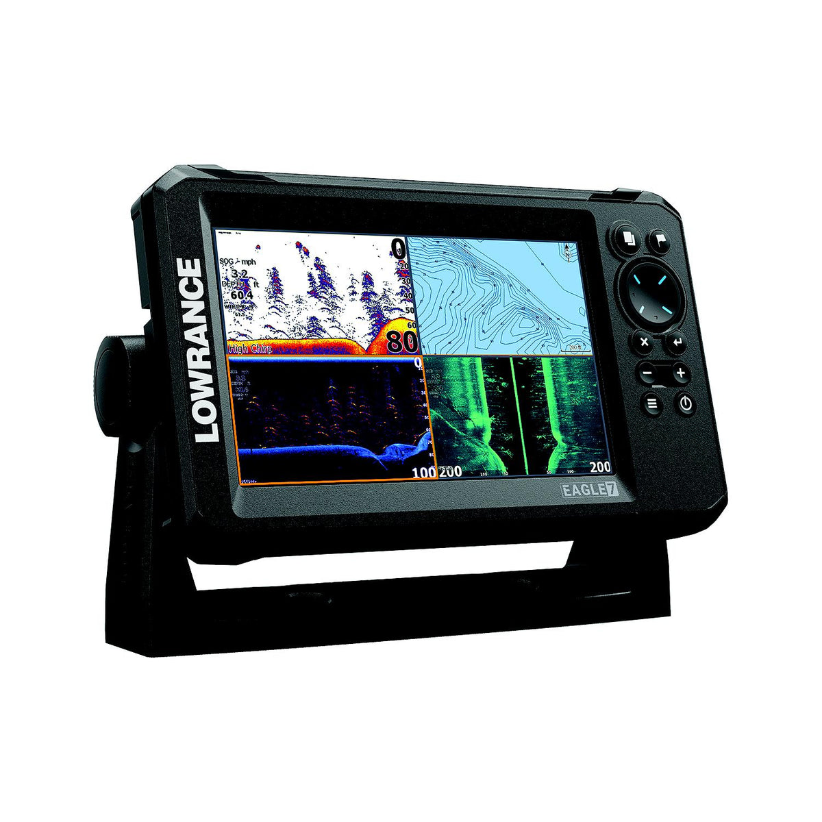 Lowrance 00016228001 Eagle 7 TripleShotâ„¢ w/C-MAPÂ® DISCOVERâ„¢ US/CA -Modern Boat Sales & Service