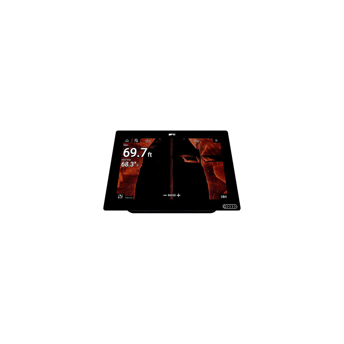 Raymarine E7063903 AxiomÂ® Plus Touch Screen Multifunction Navigation Display, 12" w/ Integrated RealVision 3D,600W Sonar & RV-100 transducer -Modern Boat Sales & Service