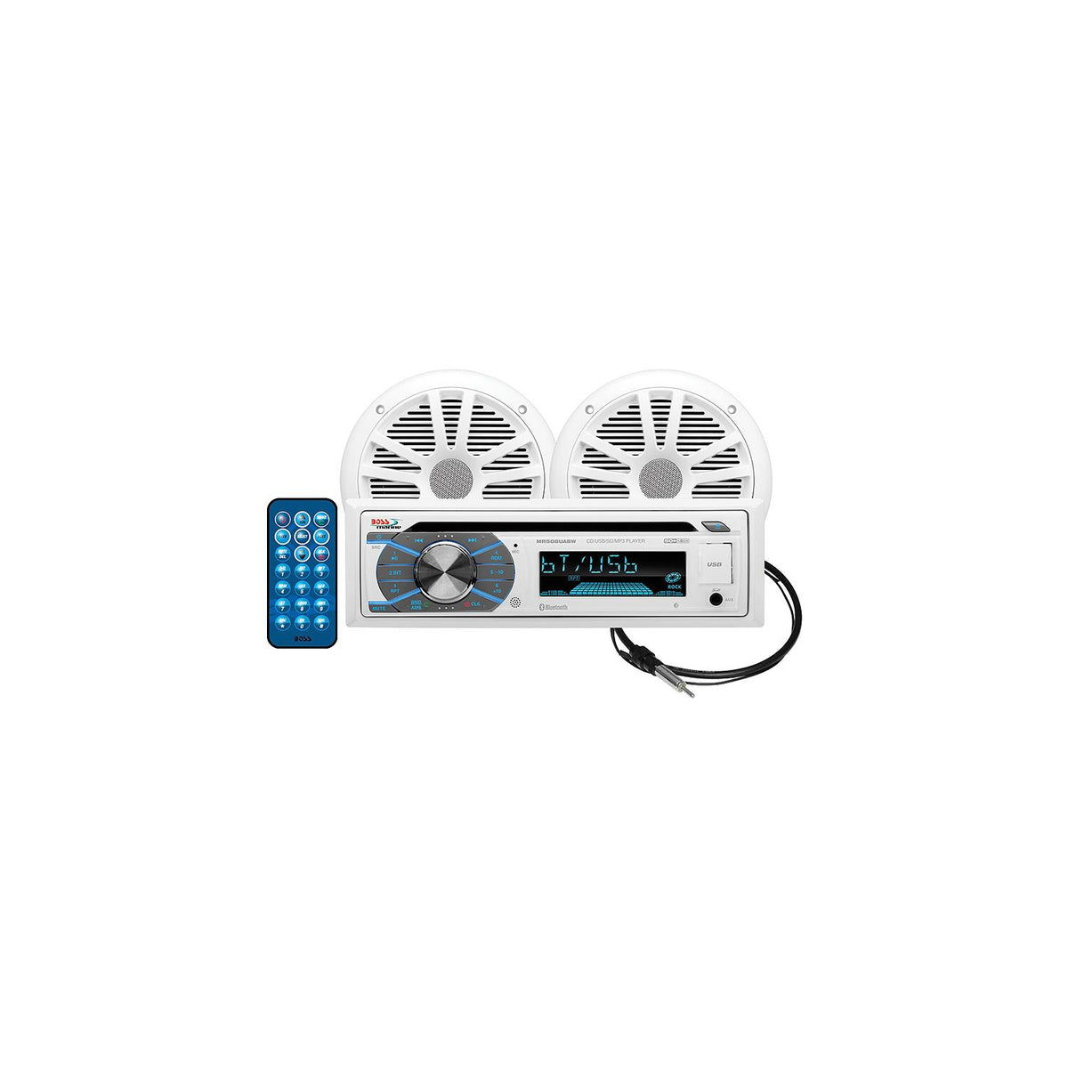 Boss MCK508WB6 CD/USB/SD, MP3, WMA, FM/AM Player/Bluetooth w/6.5" Speakers -Modern Boat Sales & Service