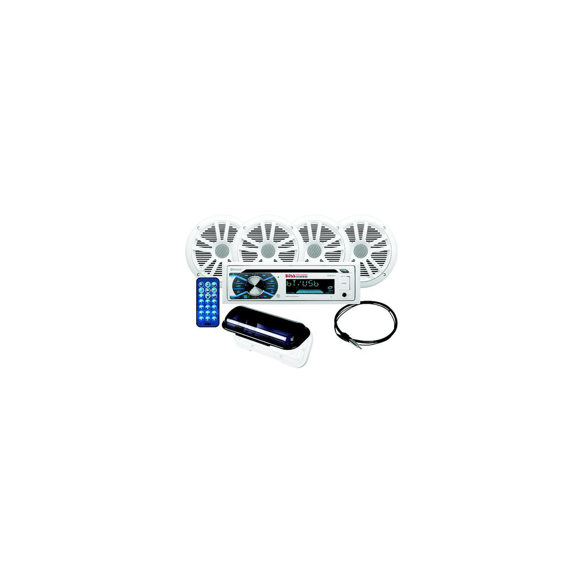 Boss MCK508WB64S CD/USB/SD, MP3, WMA, FM/AM Player/Bluetooth w/2 Pr. 6.5" Speakers -Modern Boat Sales & Service