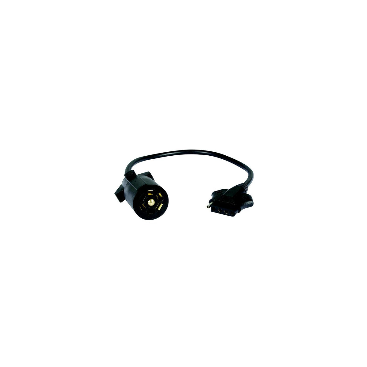 Optronics A57WBP 7-Way Round Blade to 5-Way Flat Pin Connector Adapter 16" Cable -Modern Boat Sales & Service