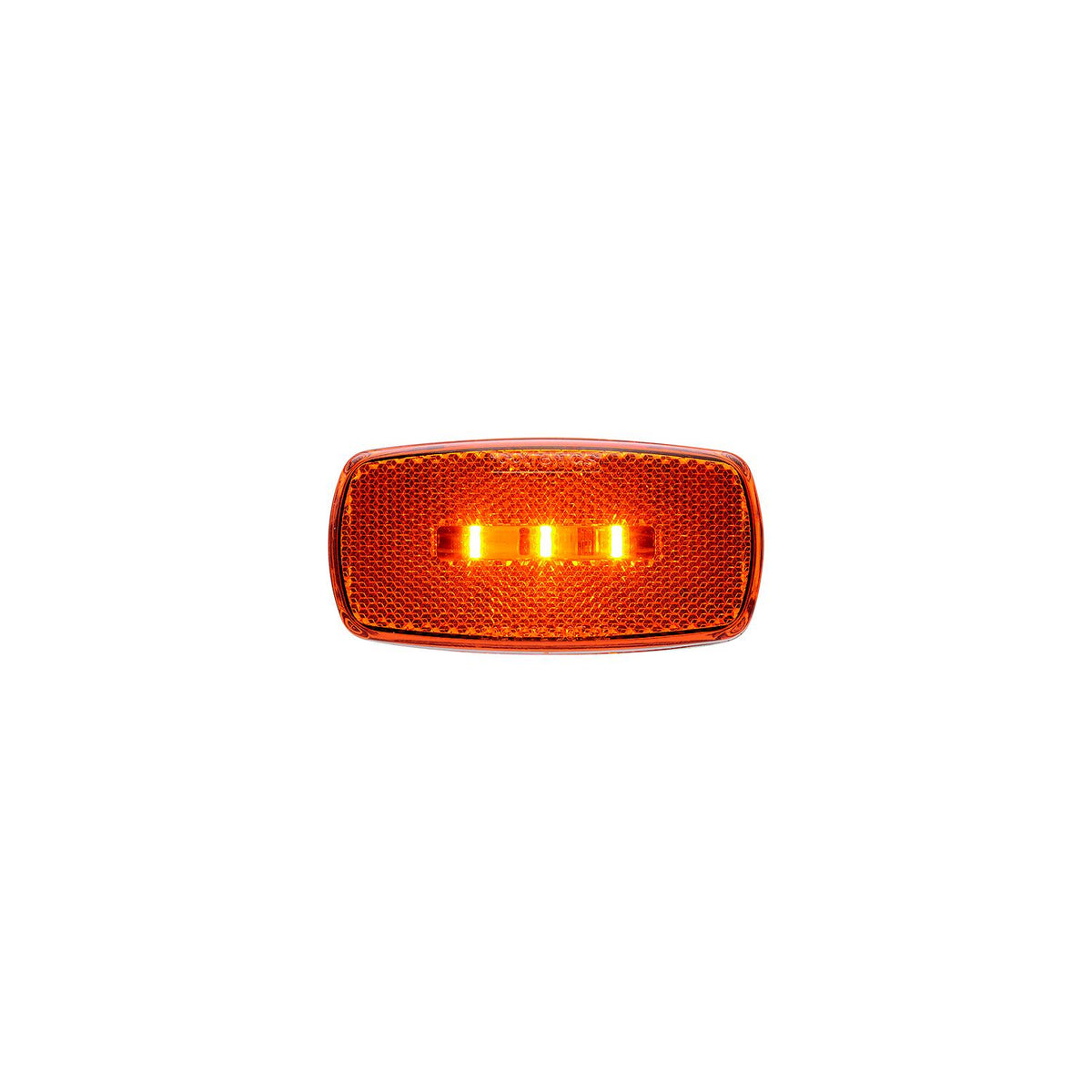 Optronics Surface Mount LED Marker/ Clearance Lights w/Reflex, White Base, Red Lens Default Title -Modern Boat Sales & Service