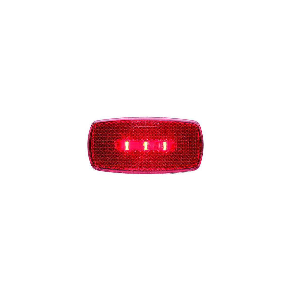 Optronics Surface Mount LED Marker/ Clearance Light w/Reflex, Black Base, Amber Lens -Modern Boat Sales & Service