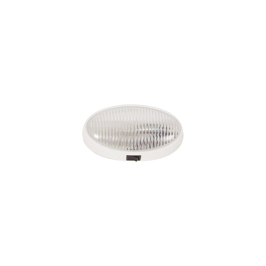 Optronics Oval Porch/ Utility Lights, White w/Switch -Modern Boat Sales & Service
