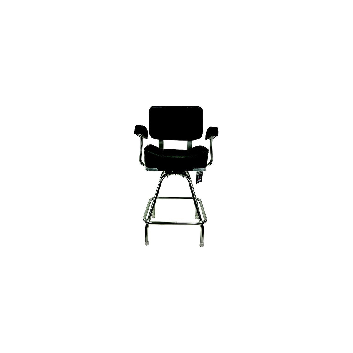 Springfield 1020009 Deluxe Captain's Seat With Stand, Black -Modern Boat Sales & Service