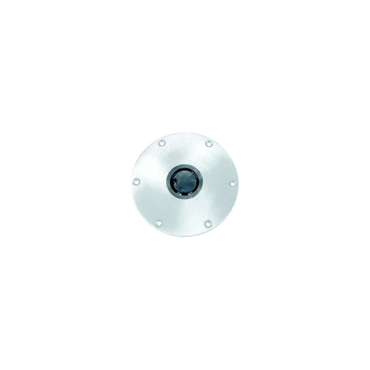 Springfield Plug-Inâ„¢ 9" Round Aluminum 2-3/8" Hi-Lo Base, Satin Finish -Modern Boat Sales & Service
