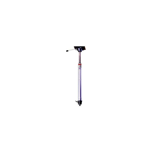 Springfield Taper-Lock 2-3/8" Power-Rise Stand-Up Pedestal 22.5" to 29.5", Brite Dip Finish -Modern Boat Sales & Service