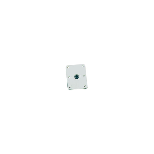 Springfield KingPin 7" x 7" Threaded Square Steel Base, Satin Finish -Modern Boat Sales & Service