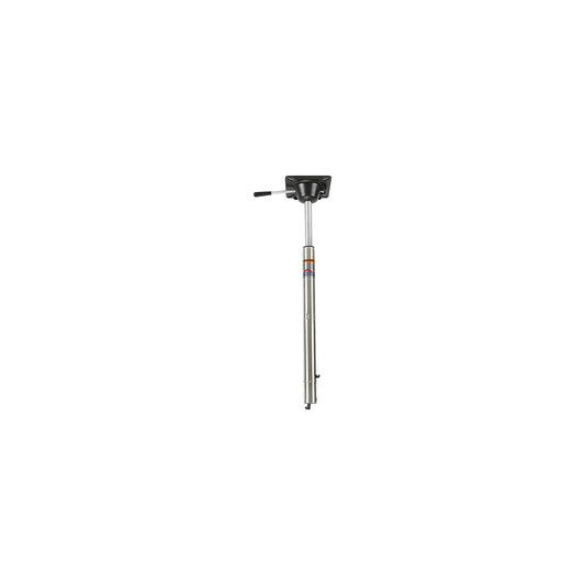 Springfield Spring-Lock Power-Rise 25-1/2" to 32-1/4" Adjustable Stand-Up Stainless Steel Pedestal -Modern Boat Sales & Service