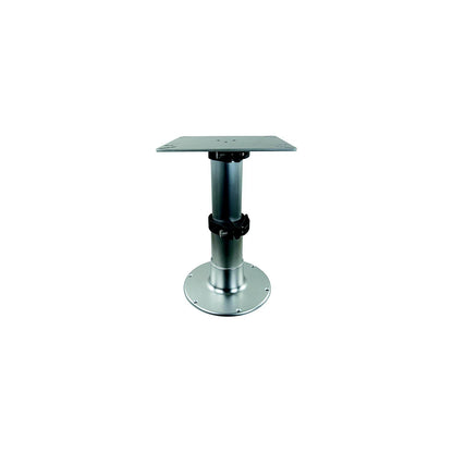 Springfield 1660230 3-Stage Clear Anodized Pedestal Set (Includes Square Table Mount and Base), 12-3/4", 20", 28" Default Title -Modern Boat Sales & Service