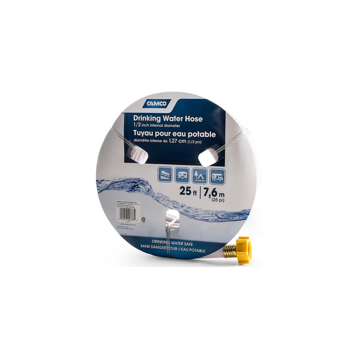 Camco 22733 TastePURE Drinking Water Hose 1/2" x 25'L Default Title -Modern Boat Sales & Service