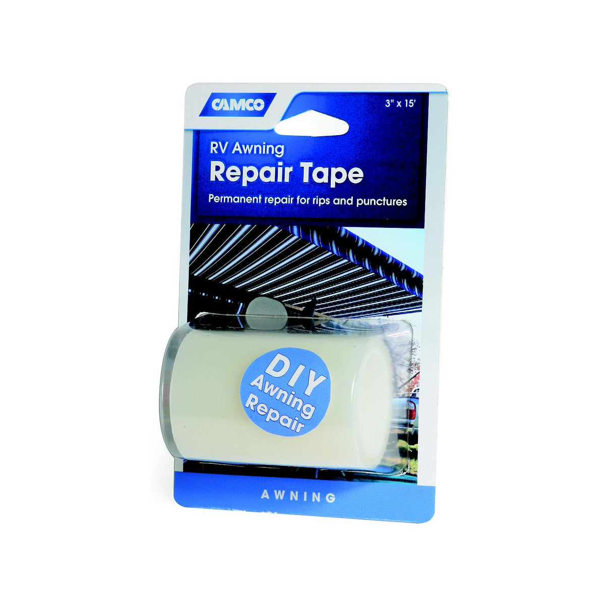 Camco 42613 Awning Repair Tape, 3" x 15' -Modern Boat Sales & Service