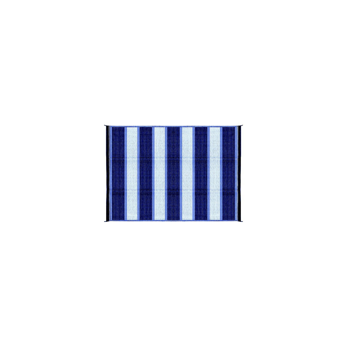Open Air Stripe Awning Leisure Mat, 6' x 9' Blue Default Title -Modern Boat Sales & Service