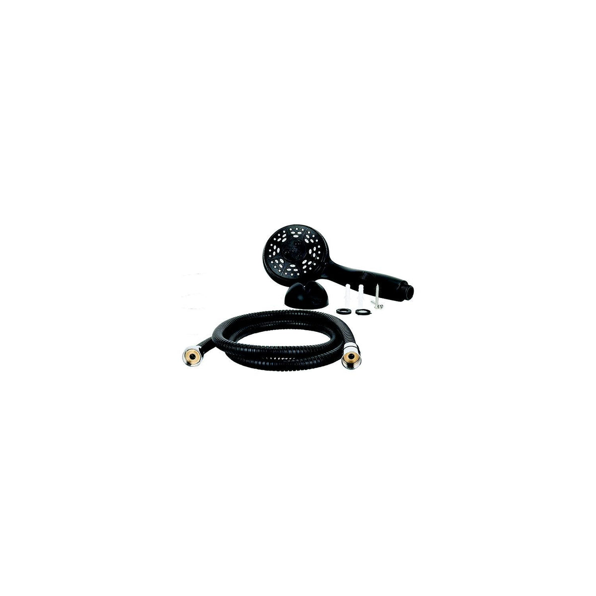 Camco 43744 Premium Rv/Marine Shower Head & Hose Kit, Black -Modern Boat Sales & Service