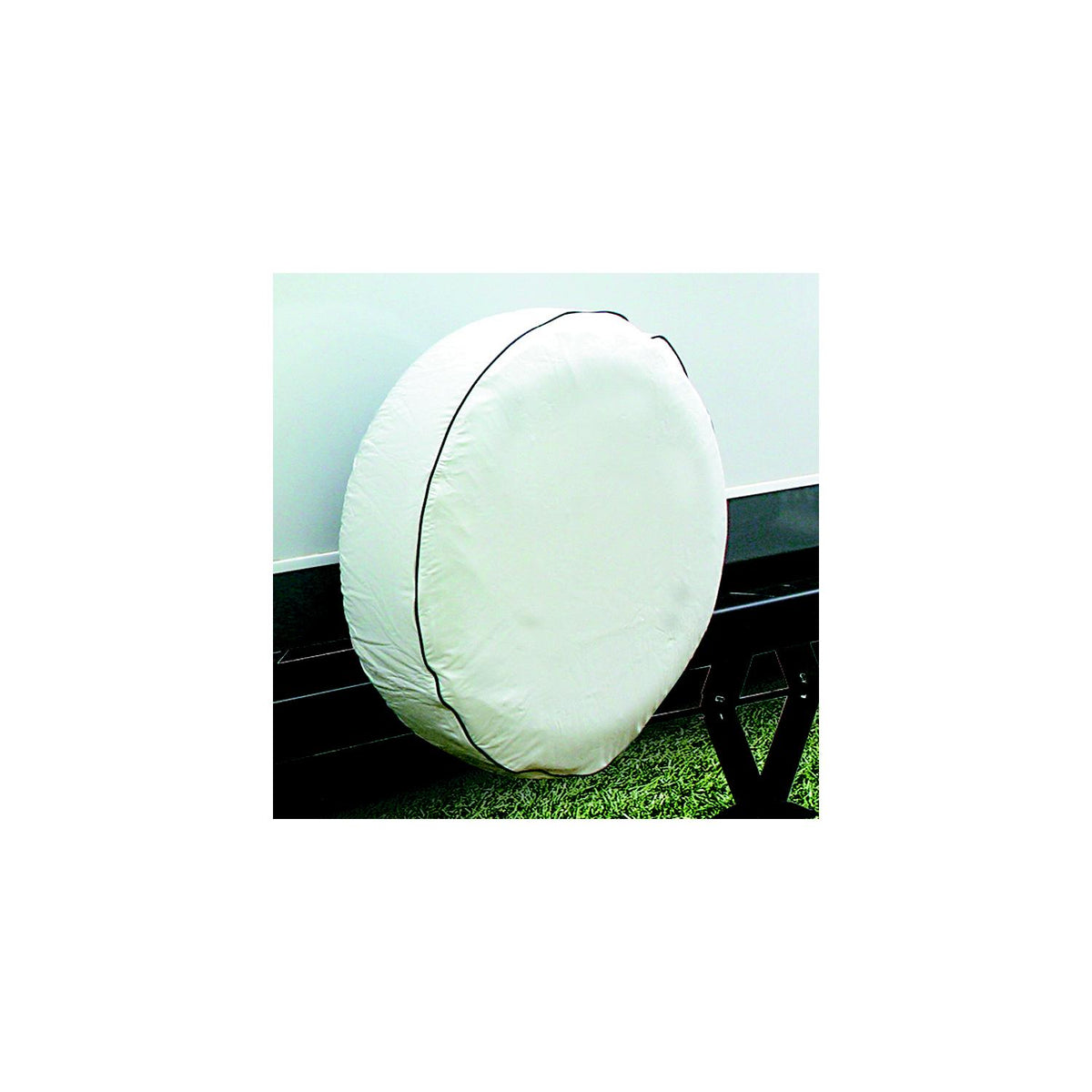 Camco 45346 Vinyl Spare Tire Cover, 27" Diameter, Arctic White Default Title -Modern Boat Sales & Service