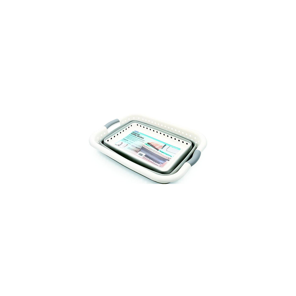 Camco 51903 Collapsible Utility Basket, Large, White/Gray -Modern Boat Sales & Service