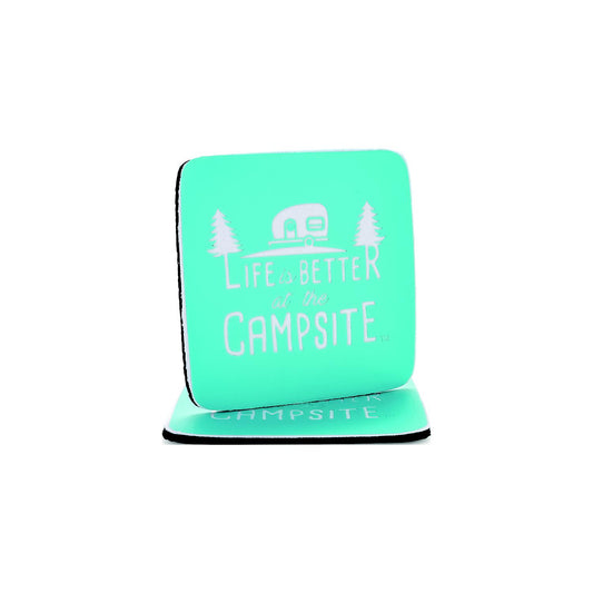 Camco 53230 Neoprene Coaster Life is Better 2 Pack -Modern Boat Sales & Service