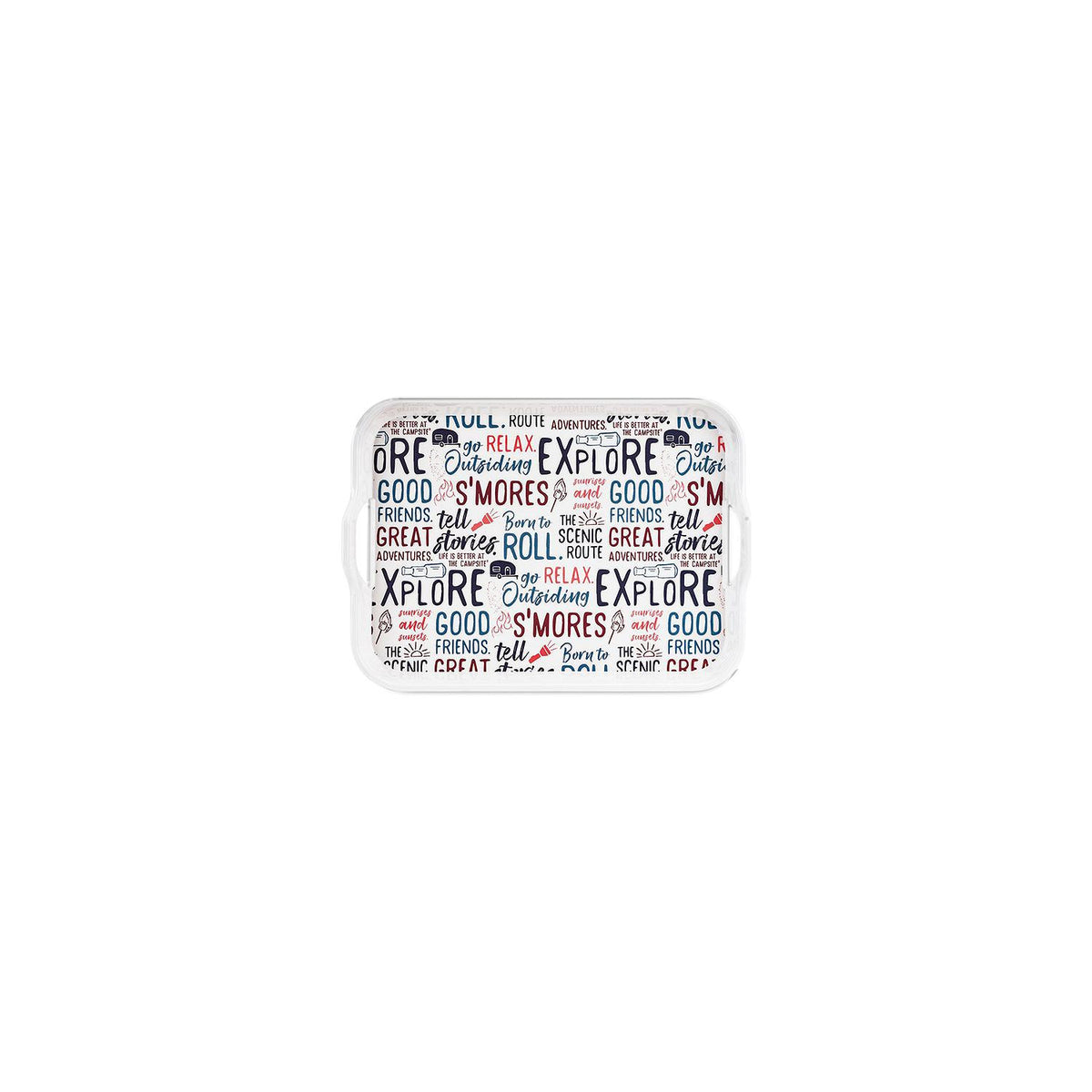 Camco XXX Melamine Tray, Graffiti Design -Modern Boat Sales & Service
