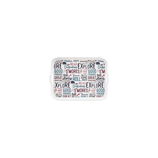 Camco XXX Melamine Tray, Graffiti Design -Modern Boat Sales & Service