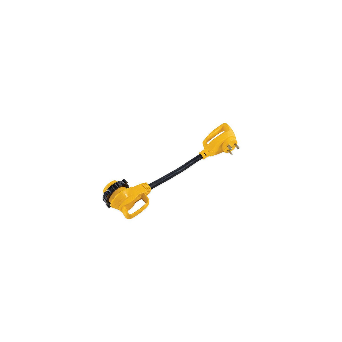 Camco 55522 90A Powergrip Locking Adapter, 18", 30A Female Locking / 30A Male Std -Modern Boat Sales & Service