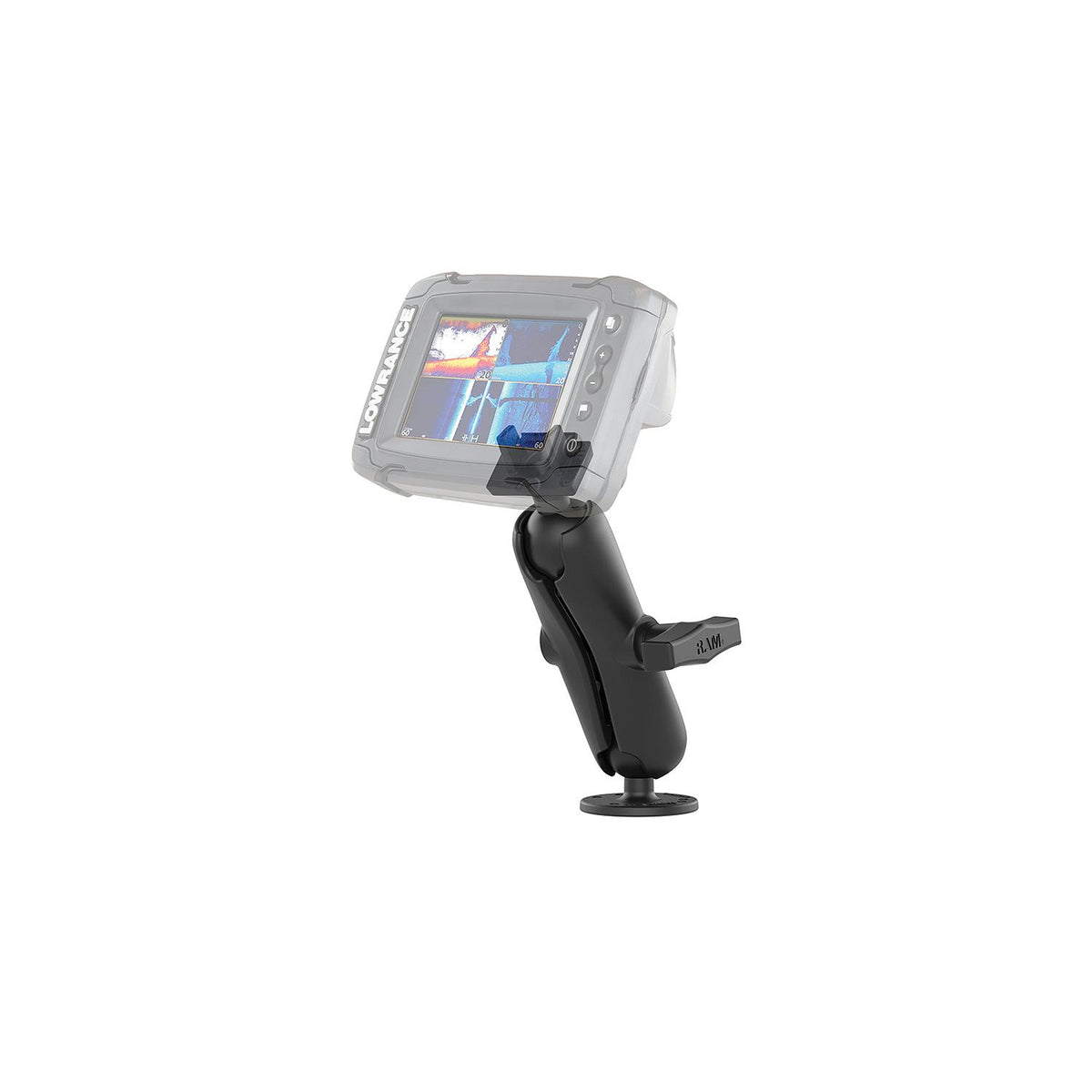 RAMÂ® RAM101LO11 1.5" Double Ball Mount for Select Lowrance Elite-5, Elite 7 Ti/TiÂ², Hook & Mark-5 Fishfinders -Modern Boat Sales & Service