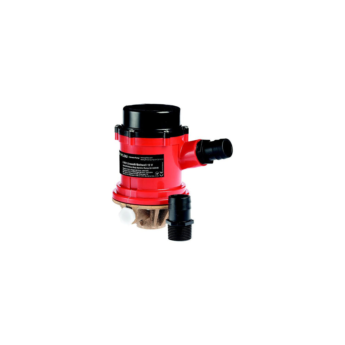 Johnson Pump 16004B24 Model 1600 Pro Series Livewell/Baitwell Pump, 24V -Modern Boat Sales & Service