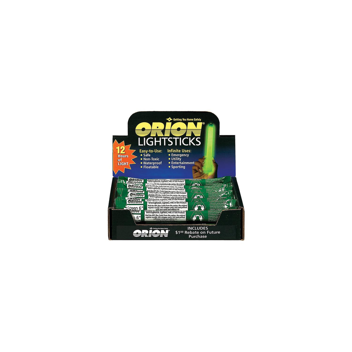 Orion 902 - 6" Lightsticks, 24 Piece Display -Modern Boat Sales & Service