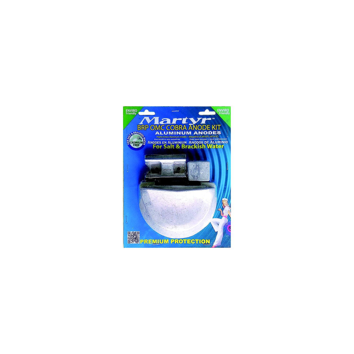 Martyr BRP OMC Cobra Anode Kit, Magnesium -Modern Boat Sales & Service