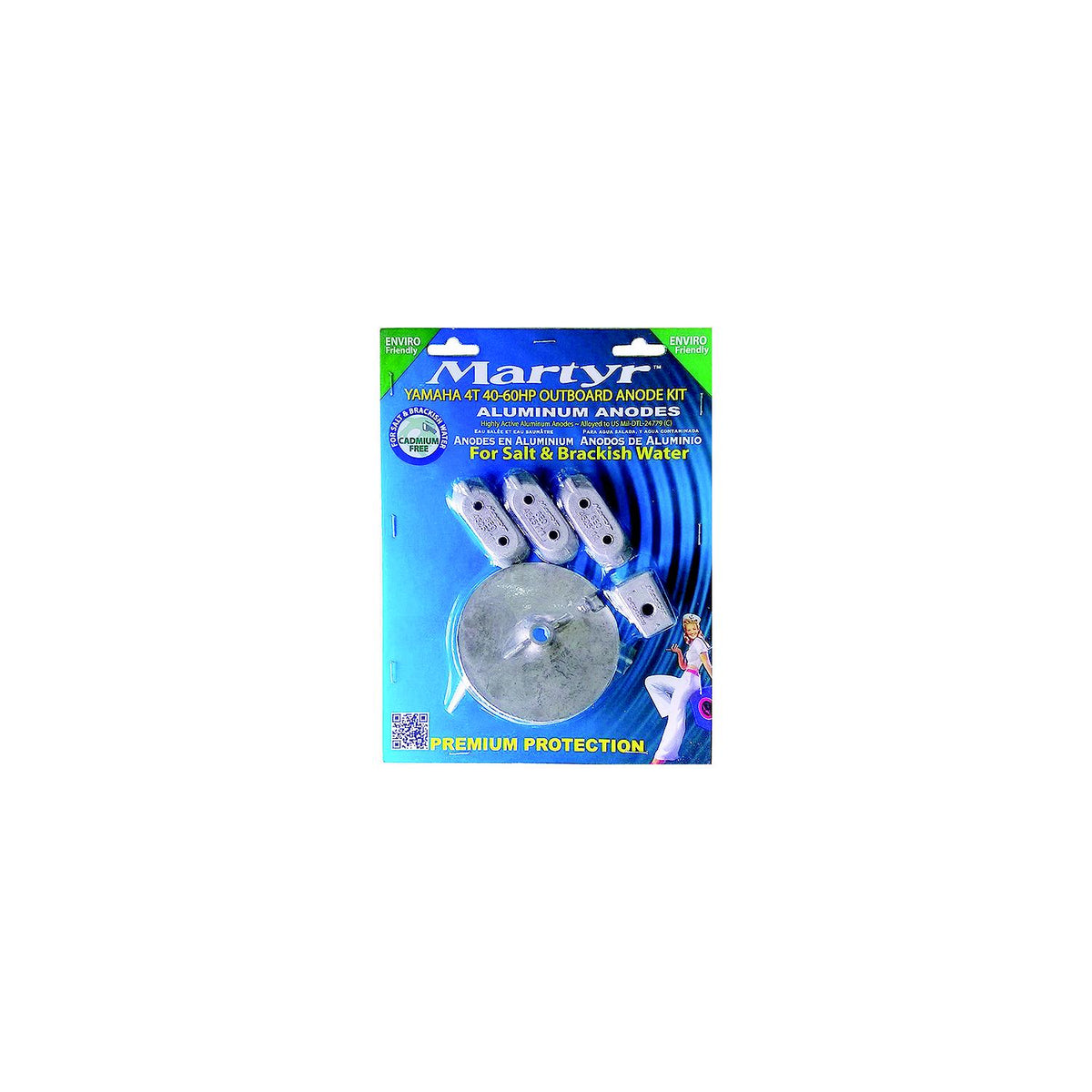 Martyr Anode Kit For Yamaha 40-60 HP Outboards, Aluminum -Modern Boat Sales & Service