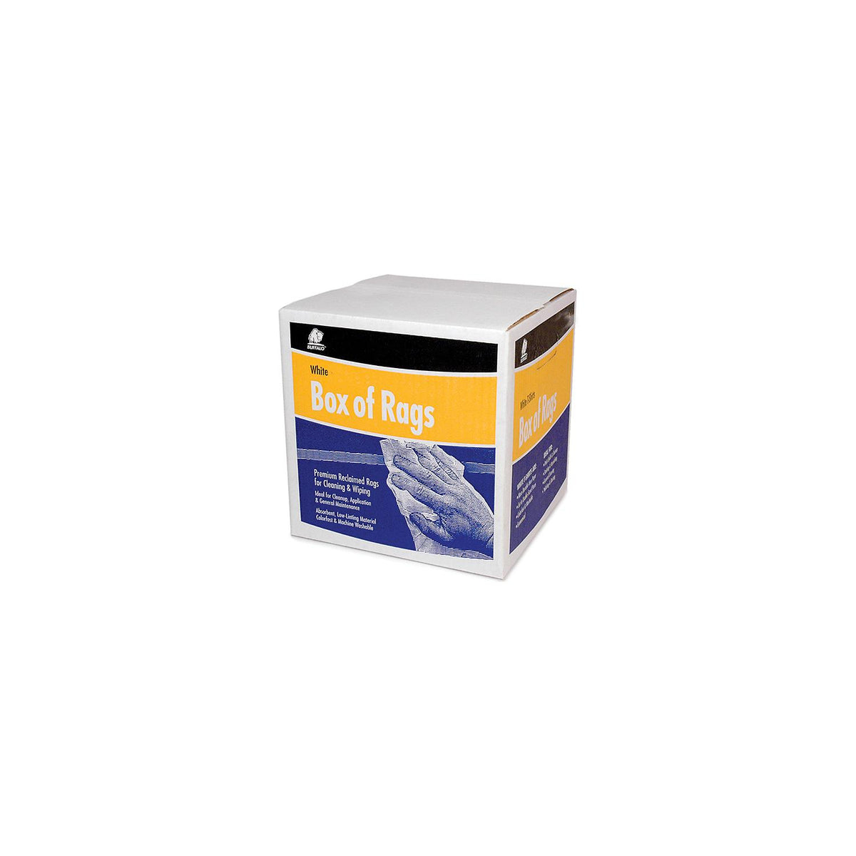 Buffalo Recycled White T-Shirt Wipers, 8 lb. -Modern Boat Sales & Service