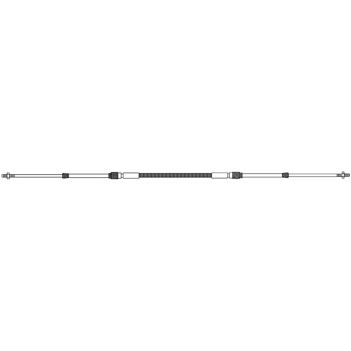UFLEX C8 3300 Type Premium Universal Style Engine Control Cable 10-32 UNF, 23' -Modern Boat Sales & Service