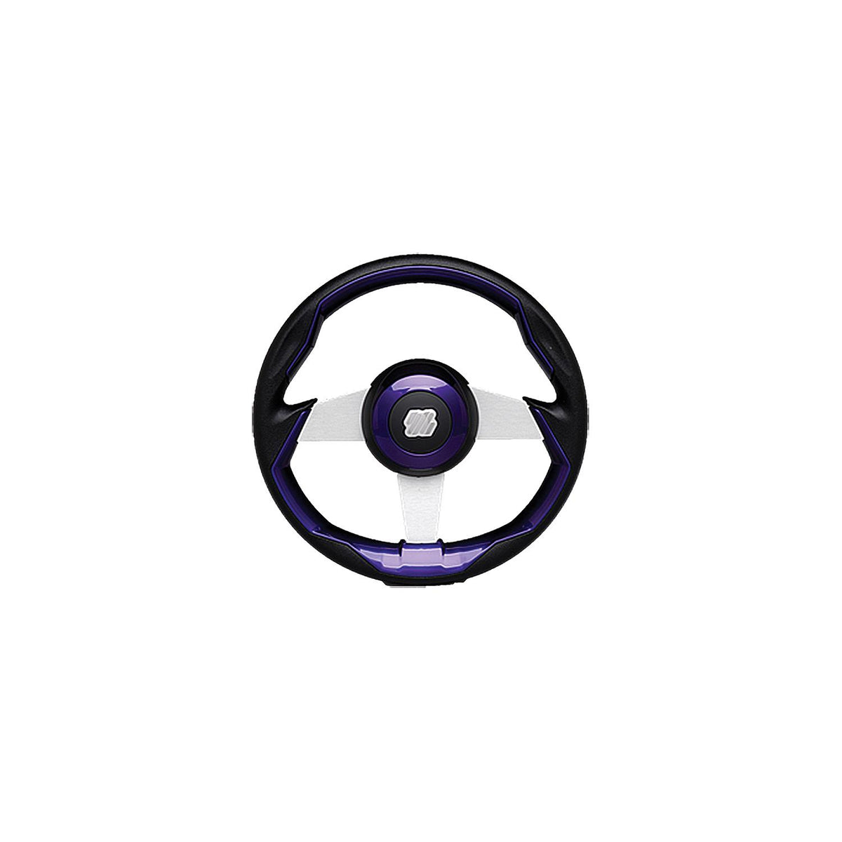 Uflex GRIMANIPLS Grimani Steering Wheel, Purple w/Silver Spokes -Modern Boat Sales & Service