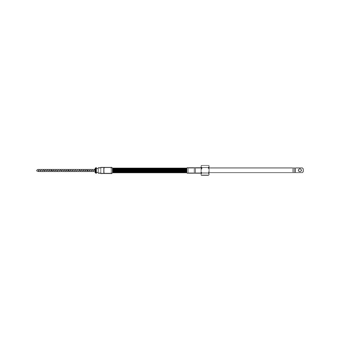 UFLEX M66 Universal QC Rotary Steering Cable (Replaces UFLEX, Morse Command 290 or Teleflex SSC62), 9' -Modern Boat Sales & Service