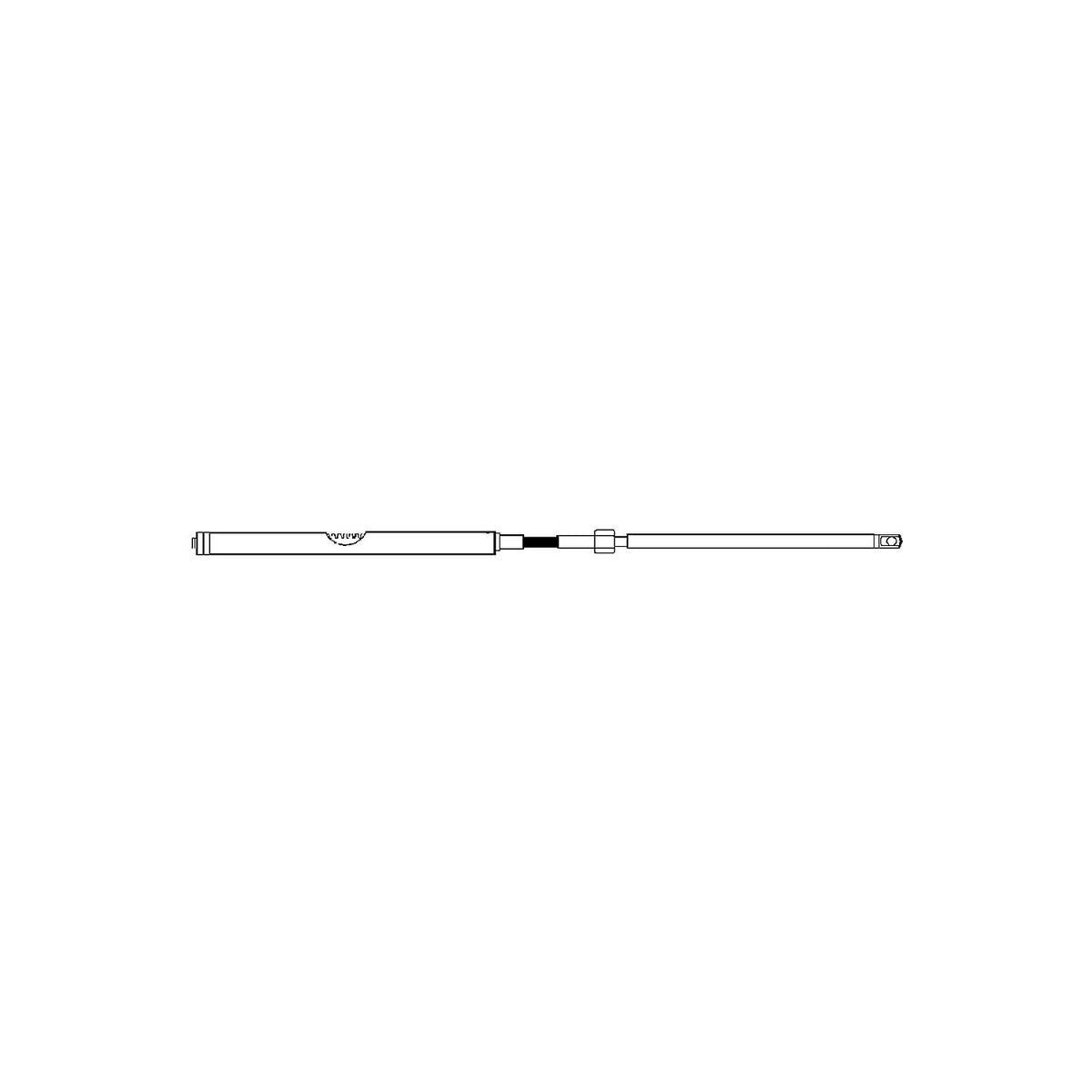 UFLEX M86 Universal Rack & Pinion Steering Cable (Replaces UFLEX, Morse Command 200 or Teleflex SSC124), 14' -Modern Boat Sales & Service