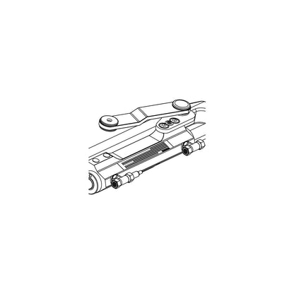 Uflex UC128TS2 Protech Front Mount Hydraulic Steering Cylinder, Starboard w/Offset Arm -Modern Boat Sales & Service