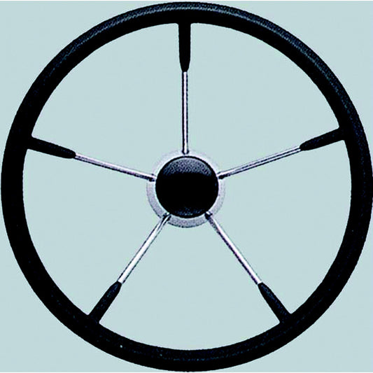 Uflex V48BFC 13-1/2" Destroyer Wheel w/Black Foam Grip -Modern Boat Sales & Service