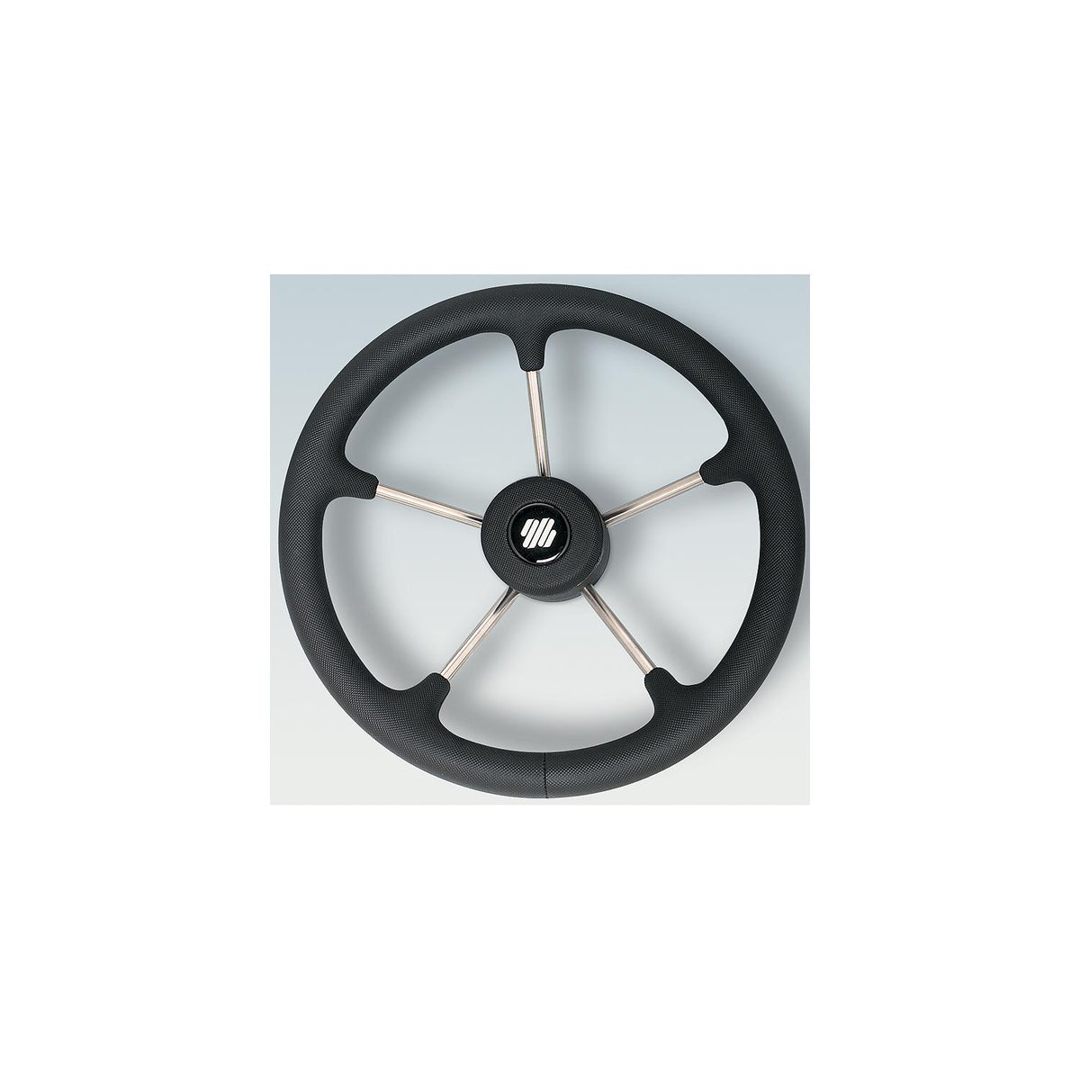 Steering Wheel-Black Poly 5-Spoke -Modern Boat Sales & Service