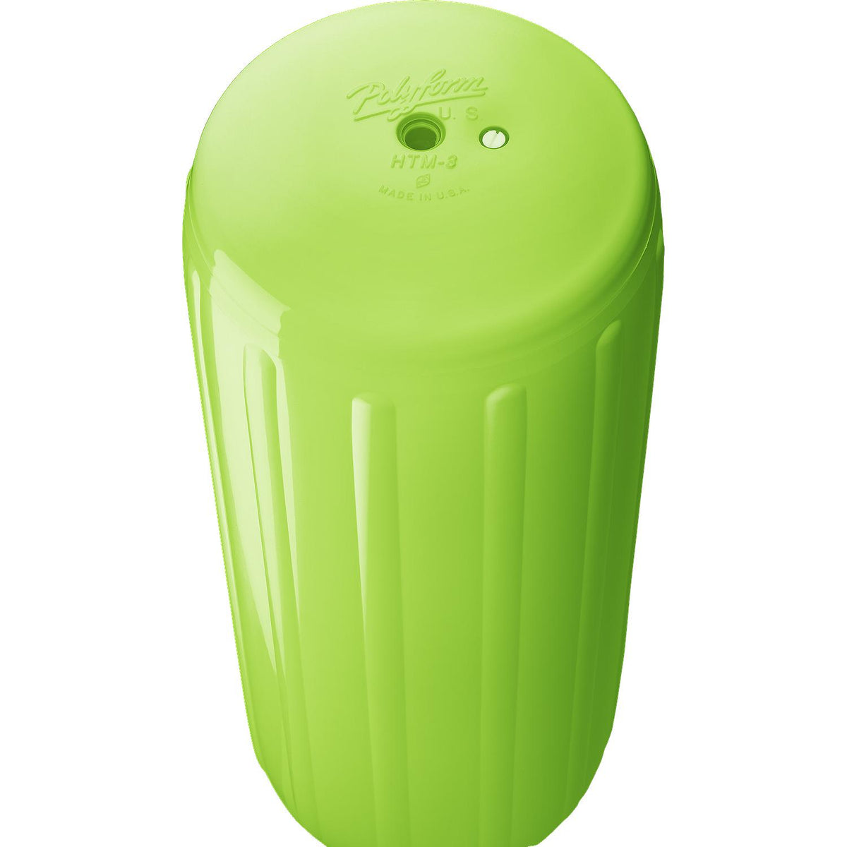 Polyform 04-159-298 Center Tube HTM Series Fender, 10.5" x 27" , Lime Default Title -Modern Boat Sales & Service