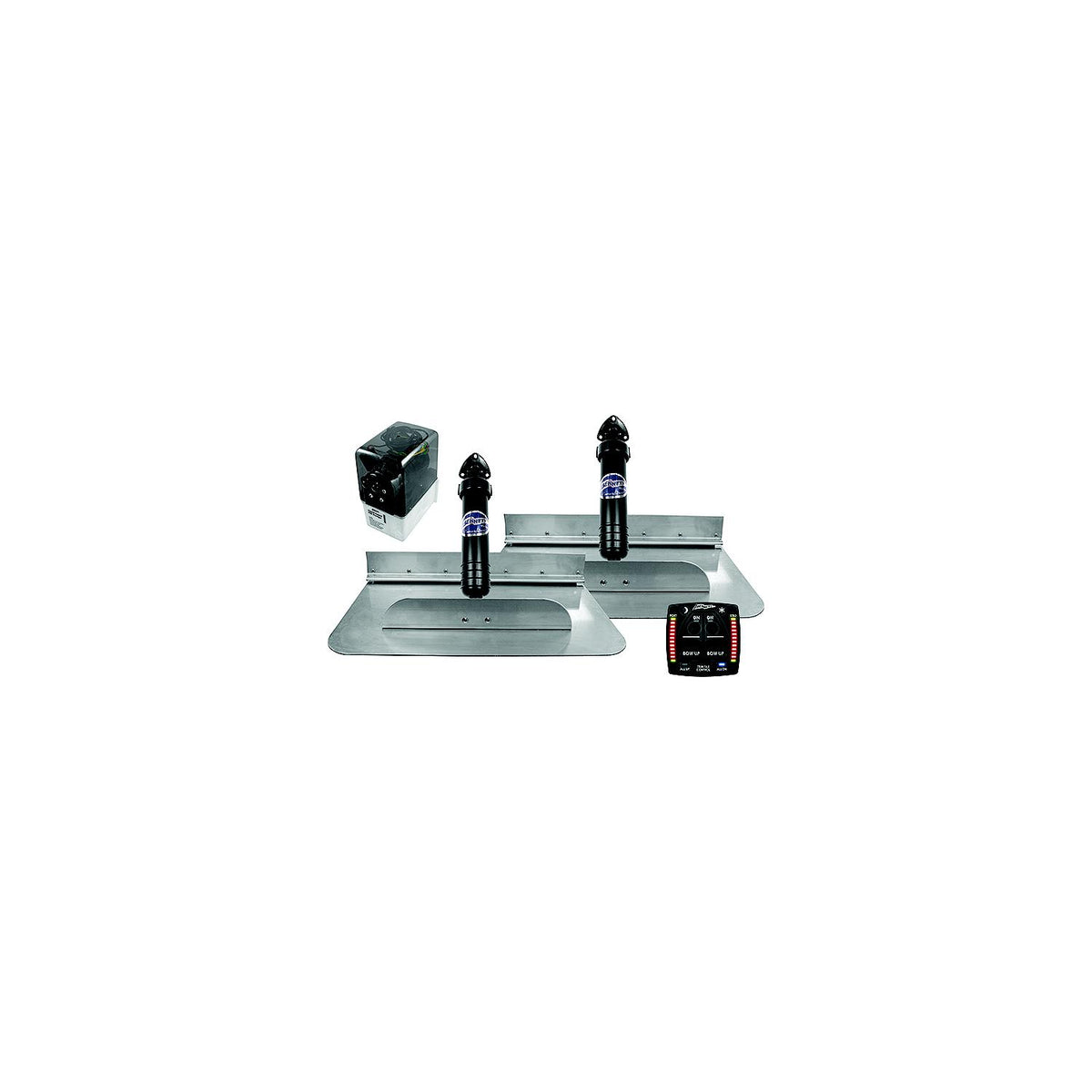 Bennett 1812OBI Classic Hydraulic Trim Tab Kit With OBI9000H Integrated Helm Control, 18" x 12" -Modern Boat Sales & Service