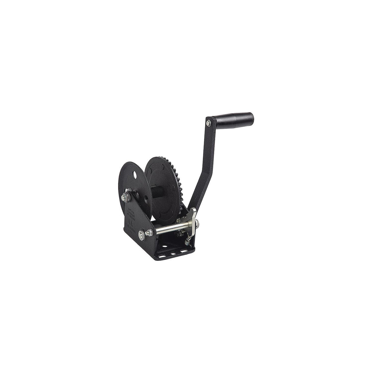 Fulton 142026 Single Speed 900 lb Max Load Trailer Winch, Glossy Black -Modern Boat Sales & Service