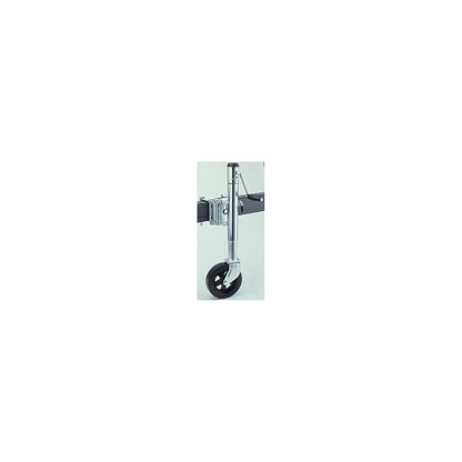 Fulton XP15L0101 12" Travel 1,500 lb Max Load Bolt Thru Swivel Jack with 8" Wheel, Zinc Default Title -Modern Boat Sales & Service