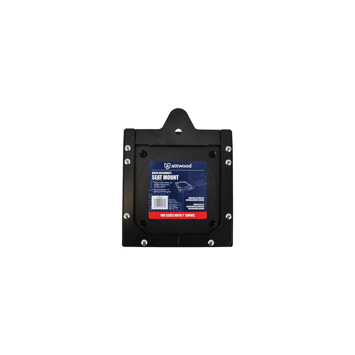 Attwood Quick Disconnect Seat Mount 7" Swivel -Modern Boat Sales & Service
